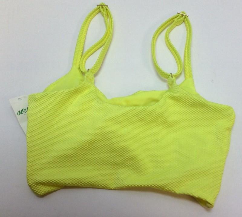 Aerie Neon Yellow Swimsuit Bathing Suit Top Choose Size & Style Free Shipping