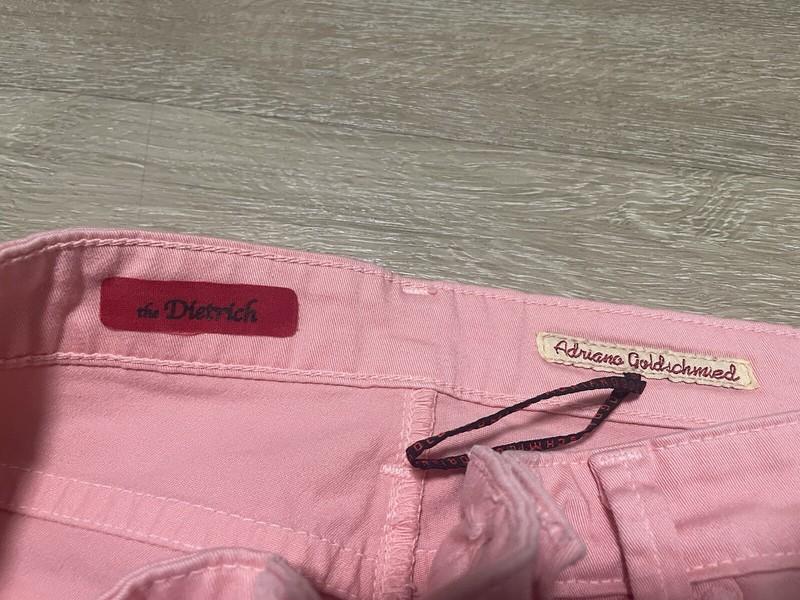 Ag Adriano Goldschmied The Dietrich Women’s 30 R Low Waist Flare Leg Jeans Pink