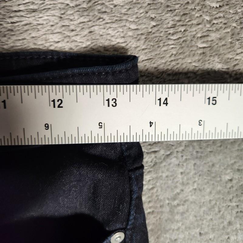 AG Jeans Adriano Goldschmied Jeans Black 25R 27X27 Farrah High Rise Skinny Ankle