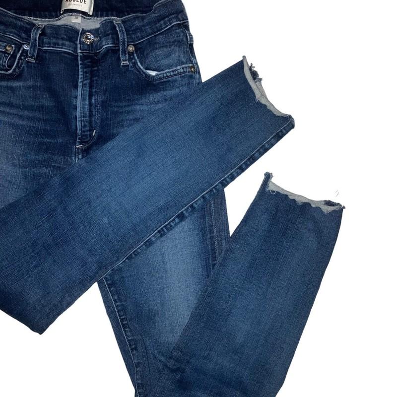 Agolde Sophie Cropped Medium Wash High Rise Jean-28