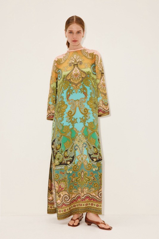 Alemais Clemenza Silk Midi Dress $790 US 8 AU 12