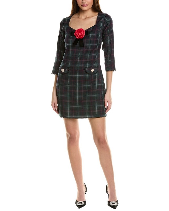 Alexia Admor Dianys Shift Dress Women's Green 6
