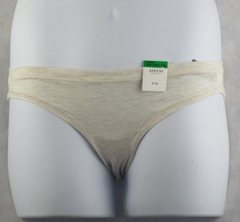 Alfani Women's Soft Modal Bikini Panty Underwear Oatmeal Beige