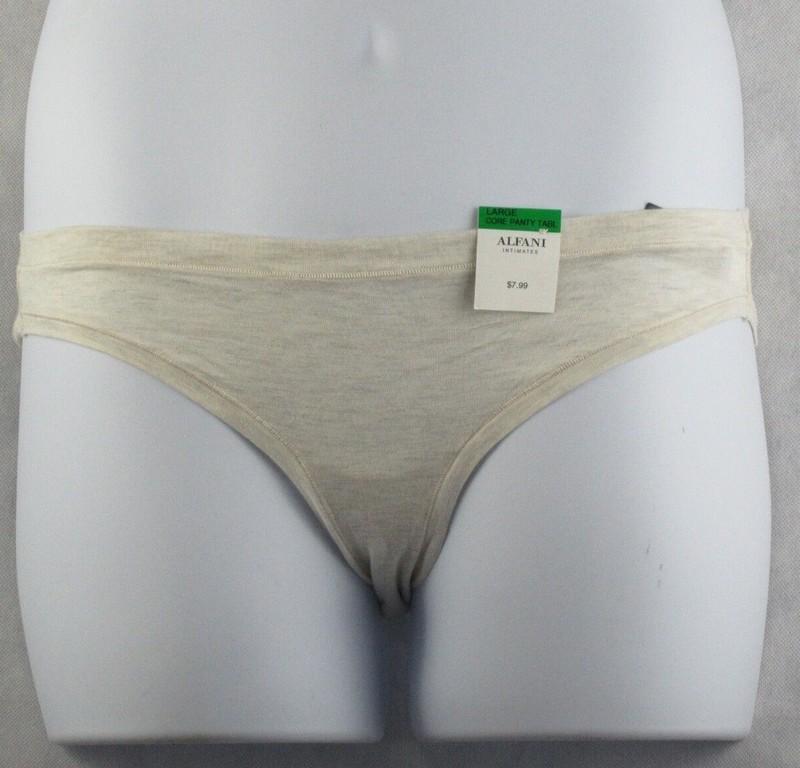 Alfani Women's Soft Modal Bikini Panty Underwear Oatmeal Beige