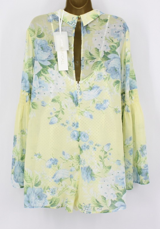 ALICE MCCALL PRETTY HURTS PLAYSUIT WOMENS FLORAL YELLOW UK 14 RRP £260 AD