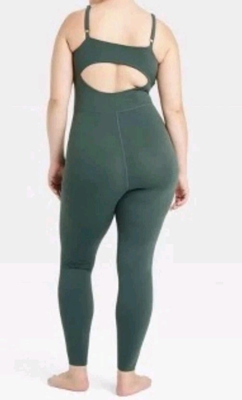 All In Motion Size XL Dark Green Everyday Soft Active Sport Bodysuit Pants Gym