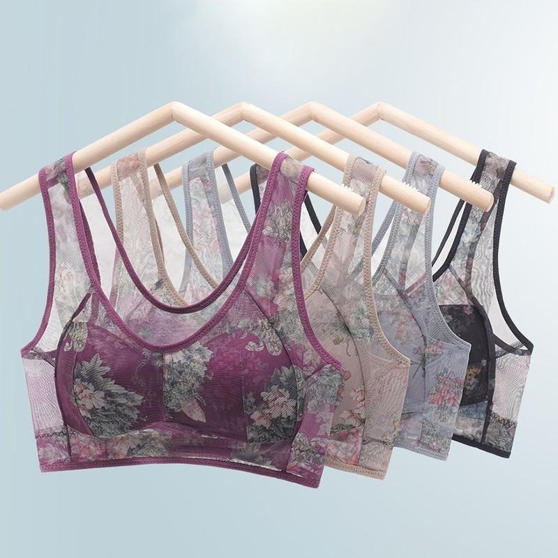 All Season Ice Silk Bra for Women with Comfort Fit Seamless Lace Design