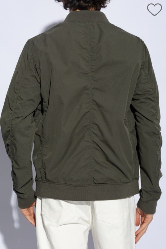 Allsaints Men’s Khaki Bomber Bassetti Lightweight Jacket. Size Large