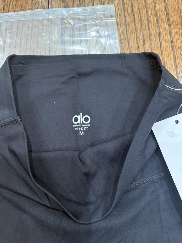 ALO Yoga High Waist Alosoft Leggings Black - Size - M