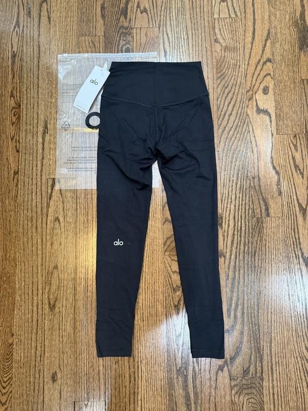 ALO Yoga High Waist Alosoft Leggings Black - Size - M