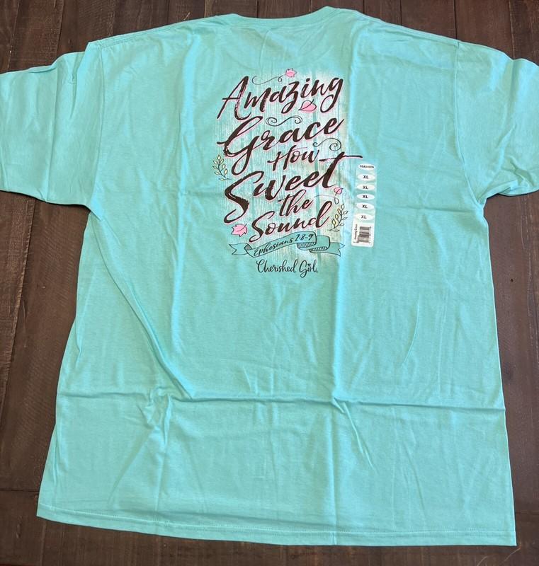 “Amazing Grace…” Ephesians 2:8-9 XL Women’s T-shirt By Kerusso NEW/NWT