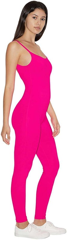 American Apparel Women's Forward Spaghetti Strap Catsuit - XS - Pink