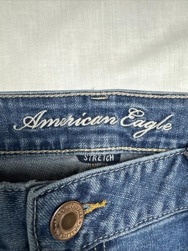 American Eagle AE Women’s Favorite Boyfriend Stretch Jeans Denim Size 16 Reg
