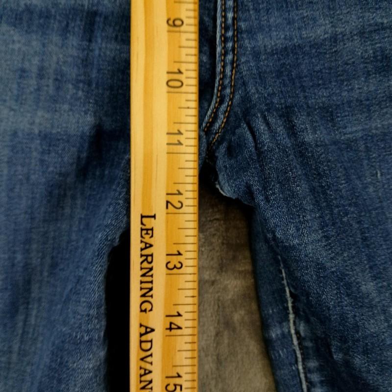 American Eagle Jeans Womens 10 Blue Denim Super Hi-Rise Flare Next Level Stretch