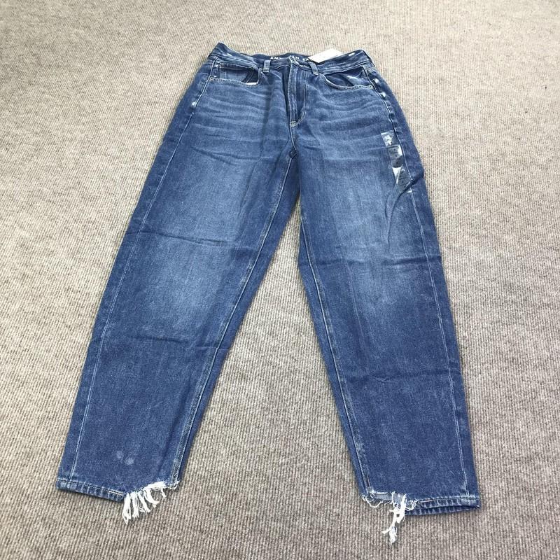 American Eagle Jeans Womens 6 28W Relaxed Mom High Rise Distressed Denim Pants