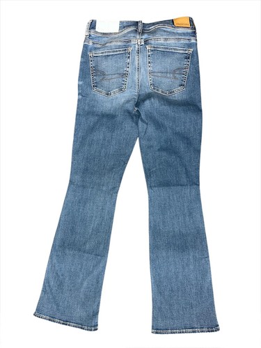 American Eagle MEDIUM BRIGHT INDIGO Women's Next Level Bootcut Jean US 14 Reg
