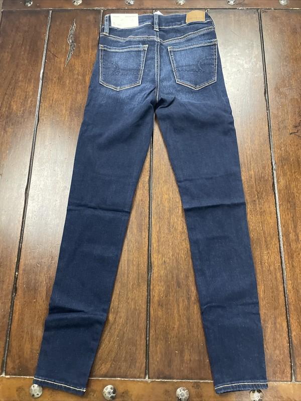 American Eagle Next Level Stretch Jegging Size 0 Regular Darkness Falls NO. 2262