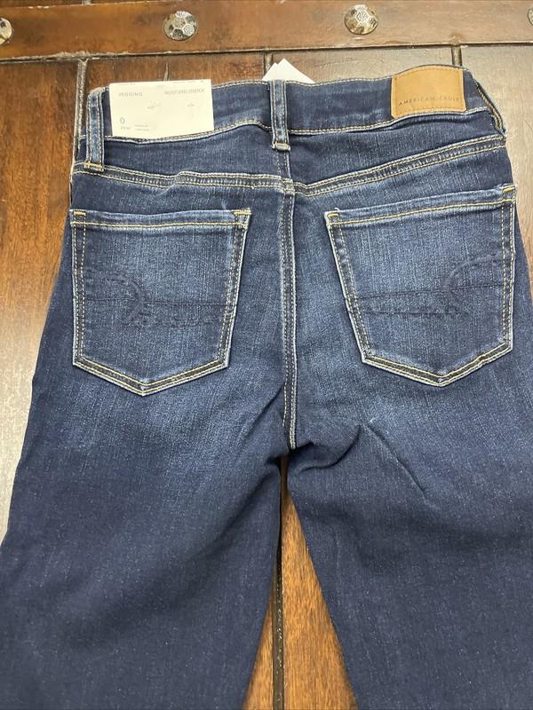 American Eagle Next Level Stretch Jegging Size 0 Regular Darkness Falls NO. 2262