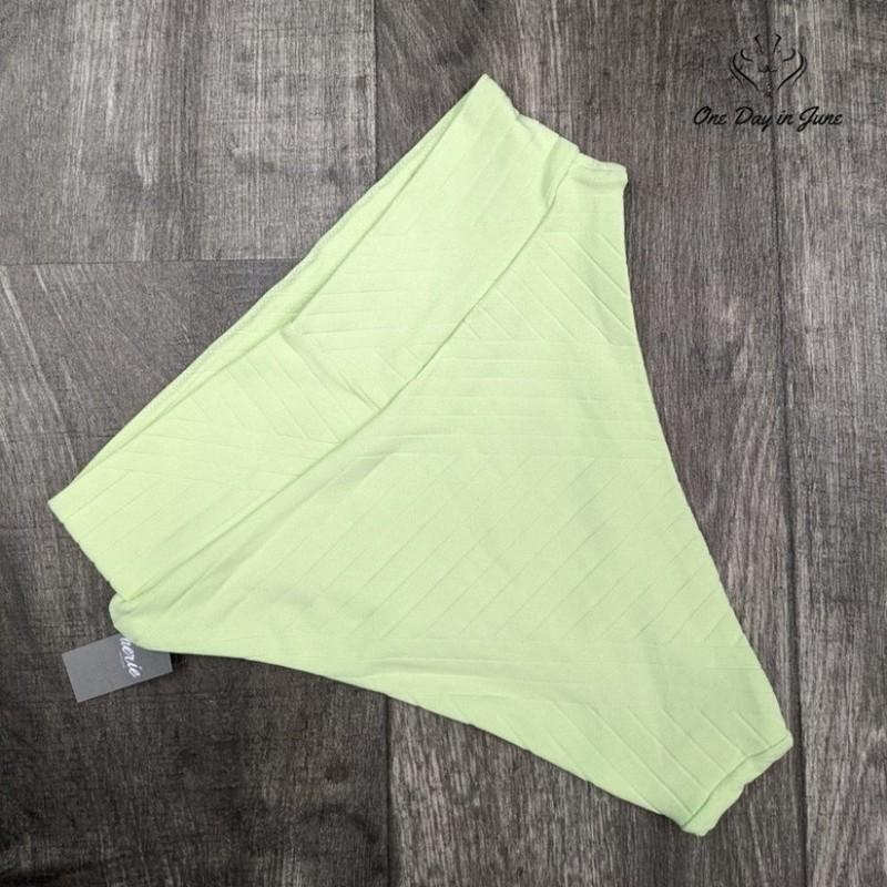 American Eagle Outfitters Aerie XO Ribbed High Cut Cheeky Bikini Bottom Size S