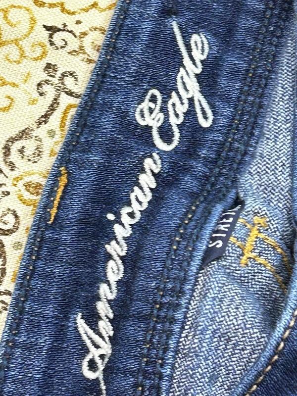 American Eagle Slim Boot Womens Jeans Designer Blue Sz 2 Reg Ladies Casual Wear
