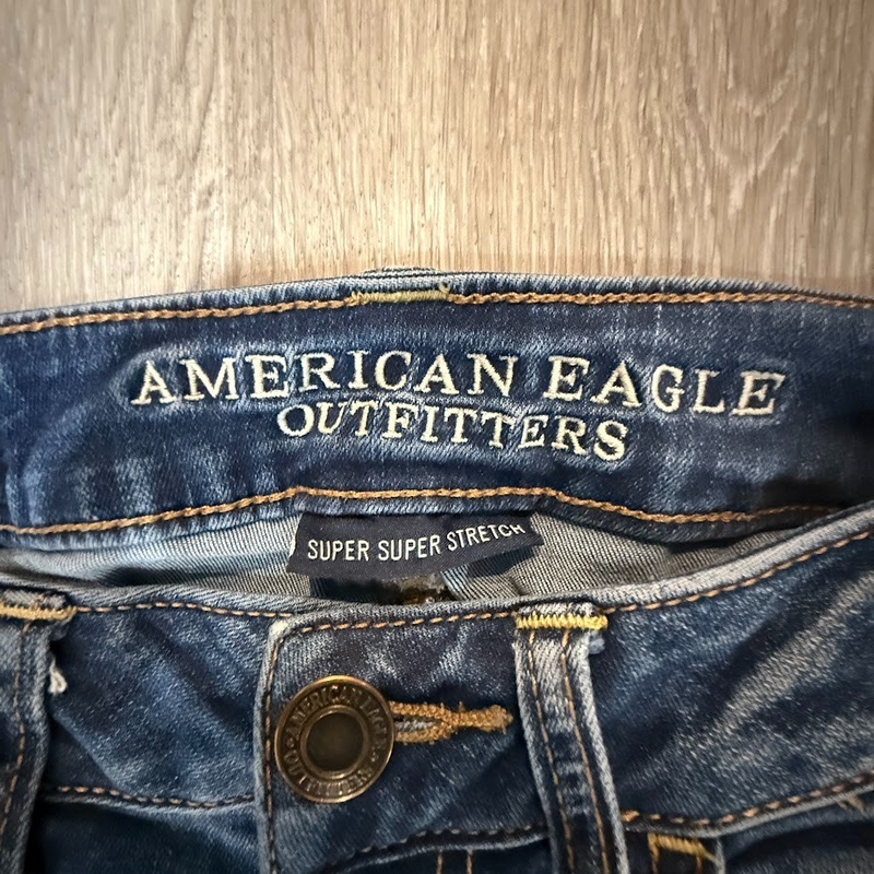 American Eagle Women’s High Rise Jegging Size 0 Short Super Stretch Denim