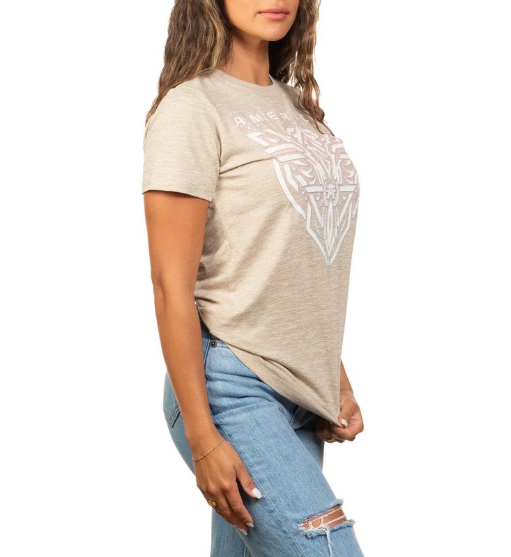 American Fighter Women's T-shirt Black Rock Athletic Premium