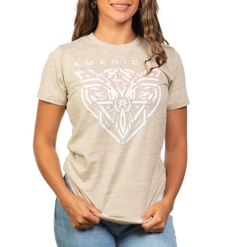American Fighter Women's T-shirt Black Rock Athletic Premium