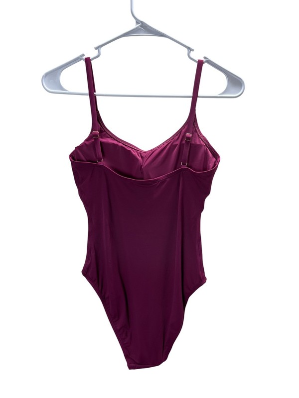 Andie Swimsuit Size Small Women's Plum Pink The Amalfi One Piece