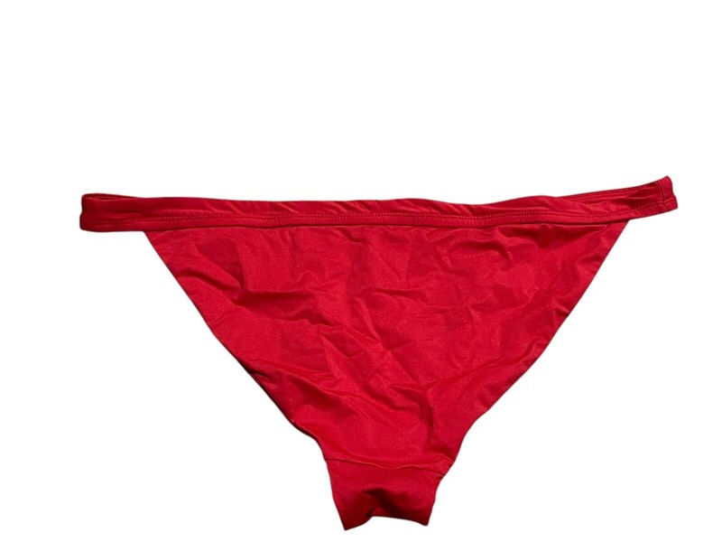 Andie Womens Cherry Red The Banded Cheeky Bottom Swimwear Size 3XL NWT