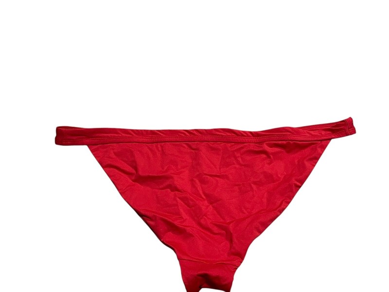Andie Womens Cherry Red The Banded Cheeky Bottom Swimwear Size 3XL NWT