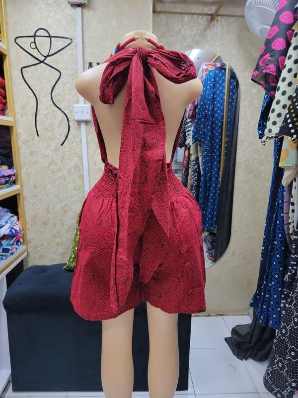 Ankara African Print Short Jumpsuit Size M - L