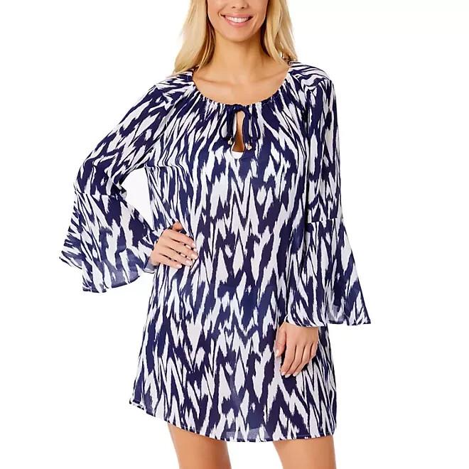 Anne Cole Limited Edition Women's Swim Cover-Up Size M/L Navy