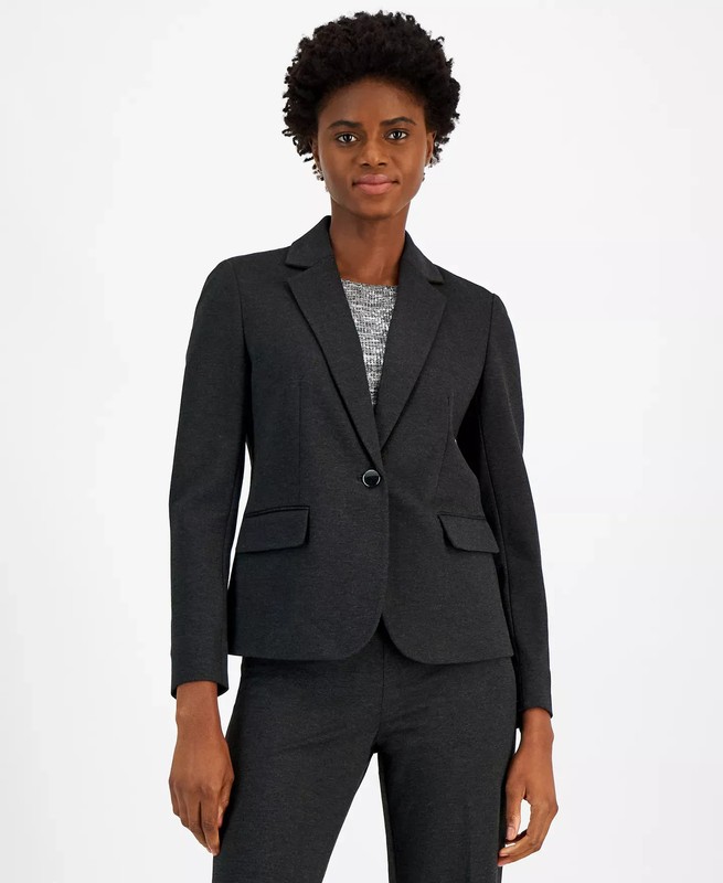 Anne Klein Women's Jacket Sz 14 Collection Compression Blazer