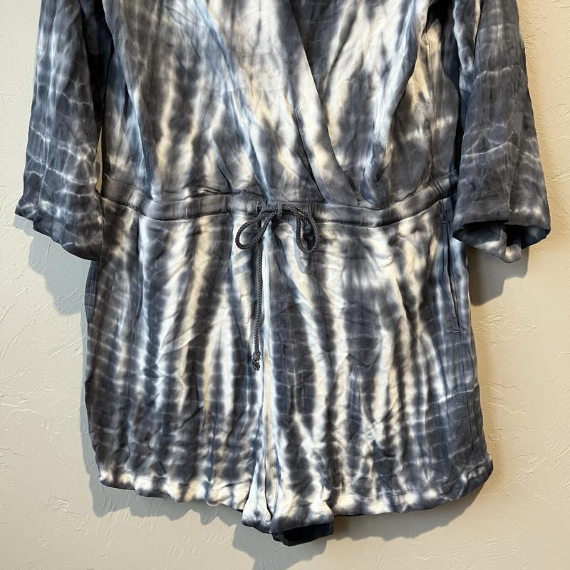 Anthropologie Cloth & Stone Jumpsuit Jumper Women Tie Dye L Long Sleeve Boho
