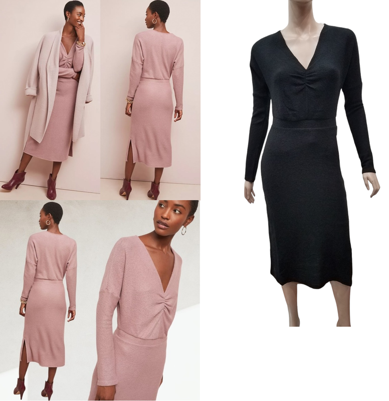 Anthropologie eri + ali winter splendor soft dress