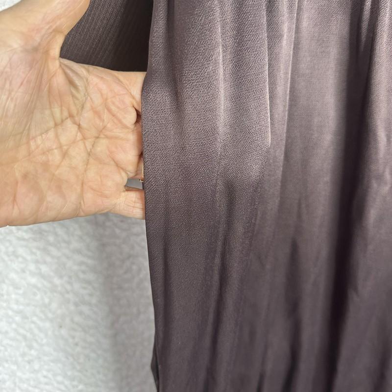 Anthropologie Jumpsuit Womens 2X Brown Ombre Rib Knit Wide Leg Plus Long Sleeve