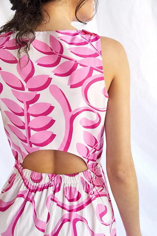 Anthropologie Rosy Cut-Out Jumpsuit Size 0 New Nwt