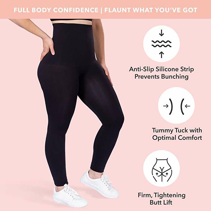 Anti-cellulite Slimming Premium High Waist Tummy Control Shapewear Leggings Pant