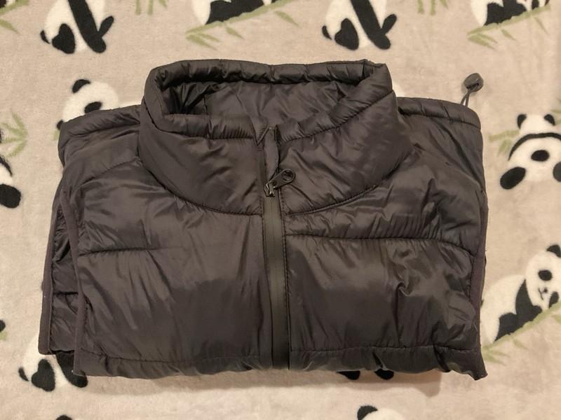 ANWND Junior's Small Black Cropped Puffer Vest Zip Up Pockets