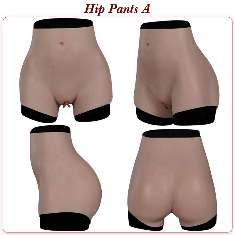 Anzi Crossdresser Silicone Panties Fake Vagina Thicken Hip Panty For Transgender