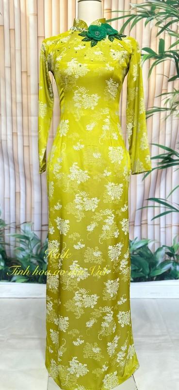 Ao Dai Traditional Vietnamese Long Dress For Women - With Pants