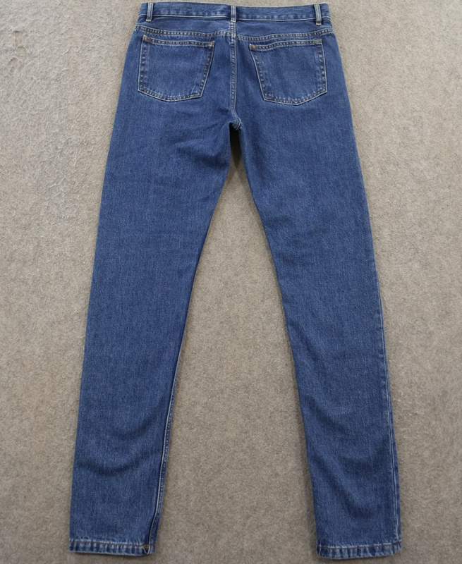 APC Jeans Womens 30 New Petit Standard Slim Straight Denim Button Fly