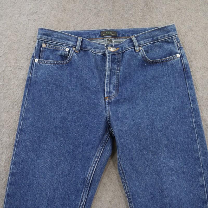 APC Jeans Womens 30 New Petit Standard Slim Straight Denim Button Fly