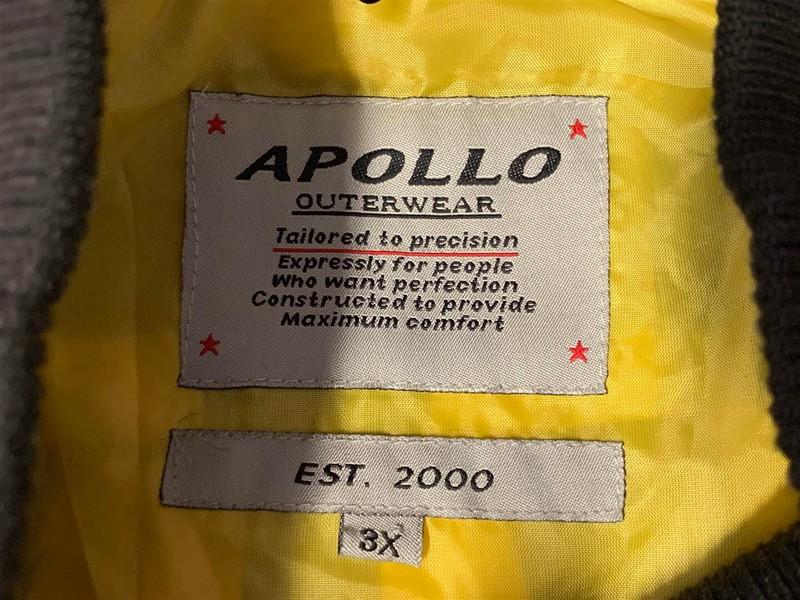 Apollo Outerwear Yellow/Black Checkered Short Snap-Front Jacket 3XL - NEW/NWOT