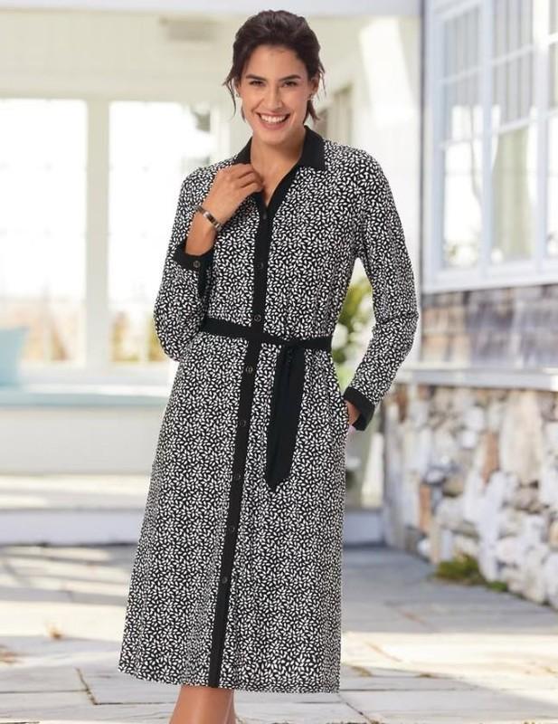 APPLESEEDS Black Sz Medium Petite Church Office Stretchy Jersey Knit Dress NEW