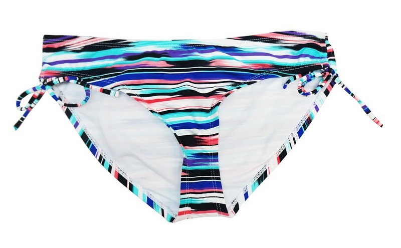 Apt 9 Multi Striped Side Tie Bikini Bottoms Swimsuit Women's S M L XL XXL 1X