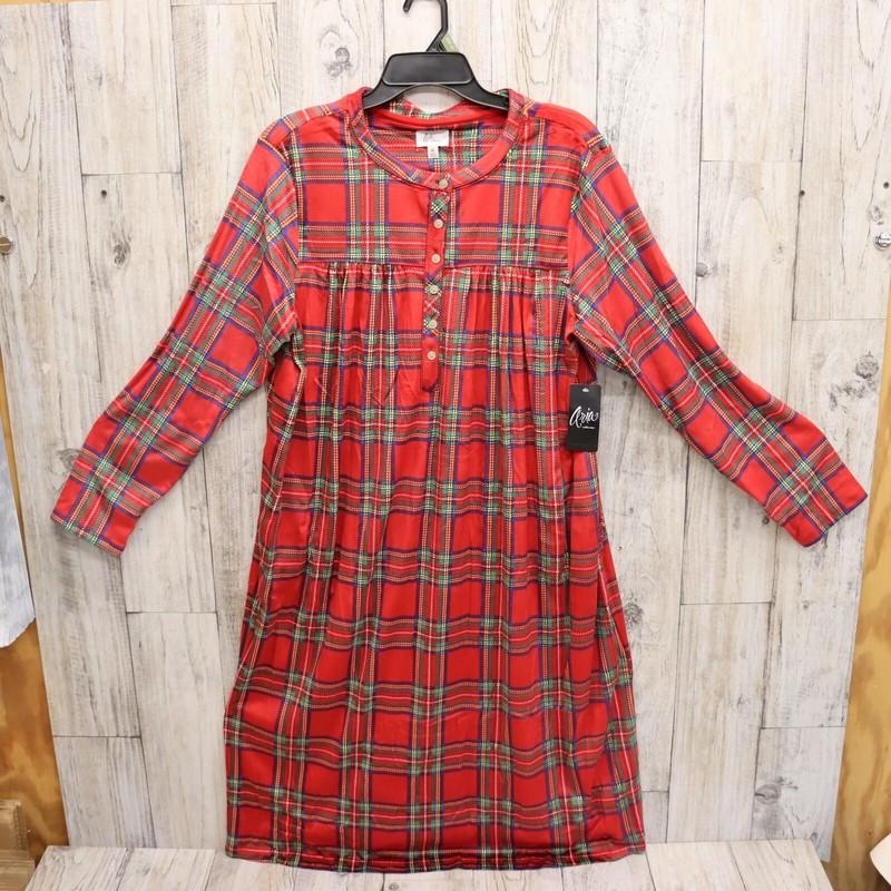 Aria Collection Women's -Size XL- Knit Velour Long Sleeve Ballet Nightgown SOFT