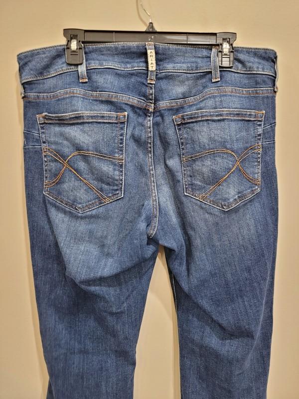 Ariat REAL Denim Jeans Womens Size 33R (36 X 33) Candace Straight