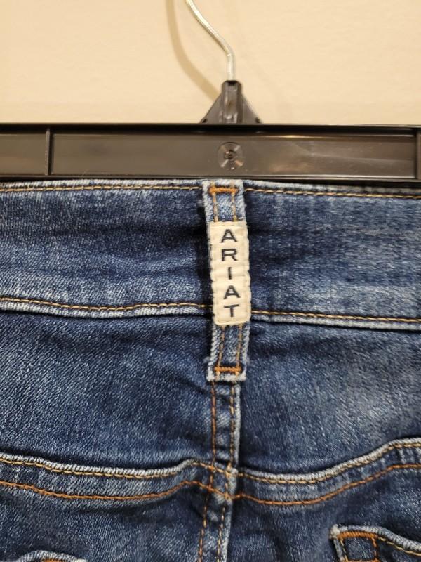 Ariat REAL Denim Jeans Womens Size 33R (36 X 33) Candace Straight