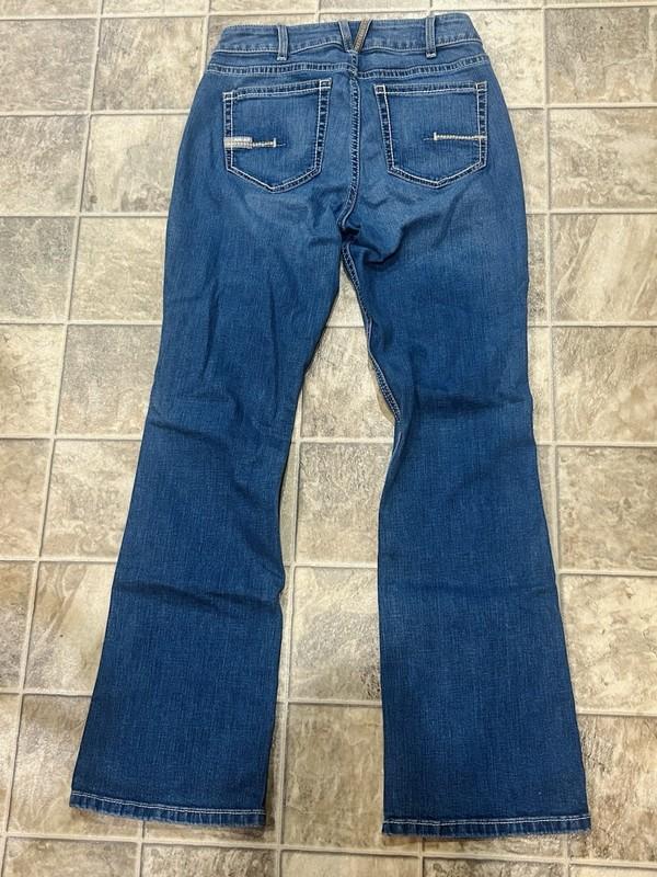 Ariat Rebar Jeans Womens 28S X 31L Perfect Rise Boot Leg Western Malibu Cowboy